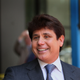 Former Illinois Governor Rod Blagojevich leaves the Dirksen Federal Building following a hearing on April 21, 2010 in Chicago, Illinois.